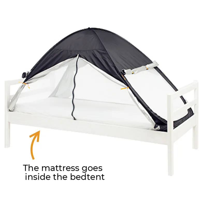 Deryan Luxe Pop Up zwart Bedtent Klamboe