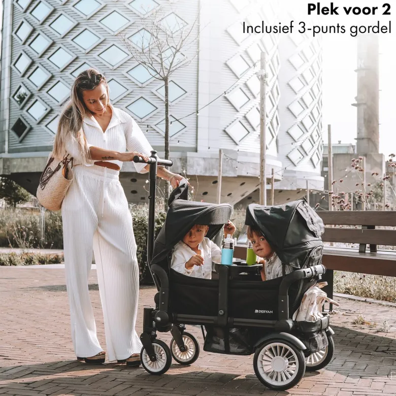 Deryan Luxe Sandy duo bolderkar - Black