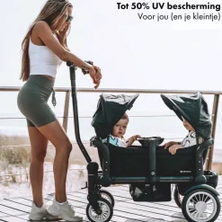 Deryan Luxe Sandy duo bolderkar - Black