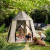 Deryan Luxe Speeltent met bodem - Cream