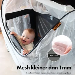 Deryan Luxe Universele Pop Up klamboe voor Campingbed