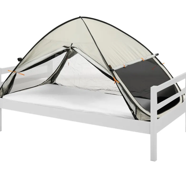 Deryan Luxe 200 x 90 cm pop-up verduisterende bedtent - Ivory