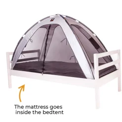Deryan Luxe Zilveren Bedtent Klamboe