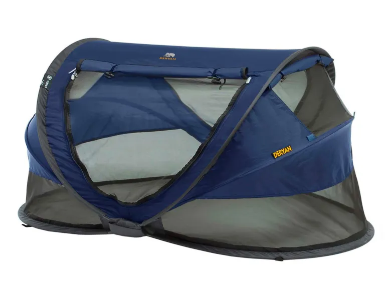 Deryan Peuter Luxe bedje met matras - Navy