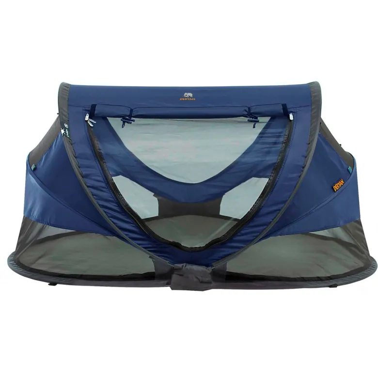 Deryan Peuter Luxe bedje met matras - Navy