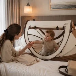 Deryan Peuter Luxe campingbedje met matras - Hazel