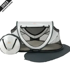 Deryan Peuter Luxe campingbedje - Silver
