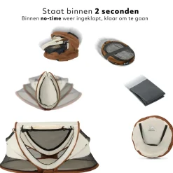Deryan Peuter Luxe campingbedje - Sand