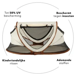 Deryan Peuter Luxe campingbedje - Sand