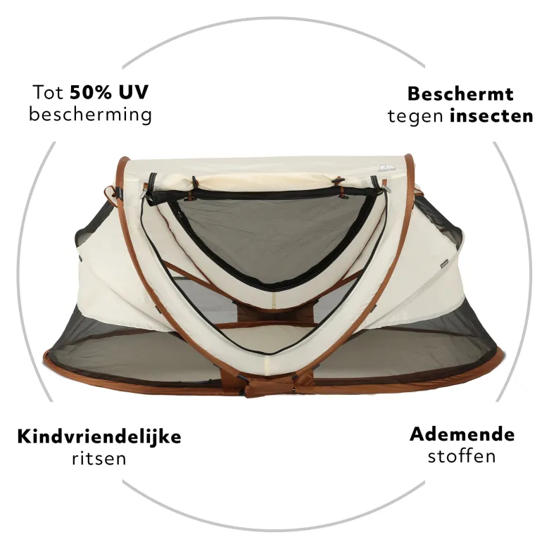 Deryan Peuter Luxe campingbedje - Sand