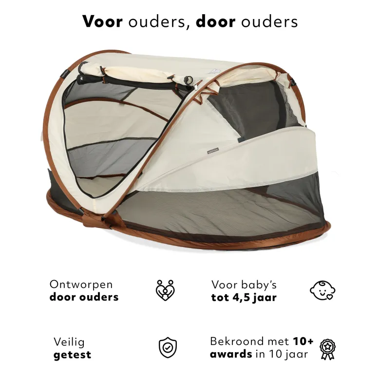 Deryan Peuter Luxe campingbedje - Sand