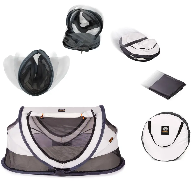 Deryan Peuter Luxe campingbedje - Creme