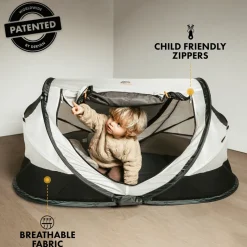 Deryan Peuter Luxe campingbedje - Creme
