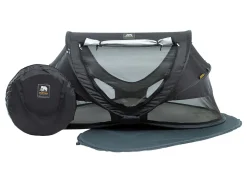 Deryan Peuter Luxe campingbedje - Black