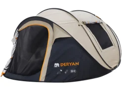 Deryan 4P Pop-Up tent – Sand