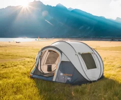 Deryan 4P Pop-Up tent – Sand