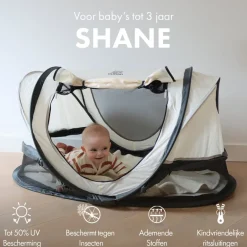 Deryan Shane Luxe 2024 campingbedje - Cream