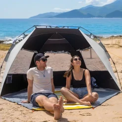 Deryan Up To Go Pop Up strandtent - Silver