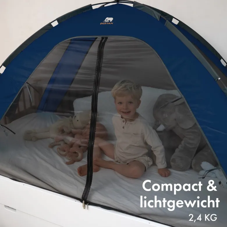 Deryan 200 x 90 cm bedtent klamboe - Navy