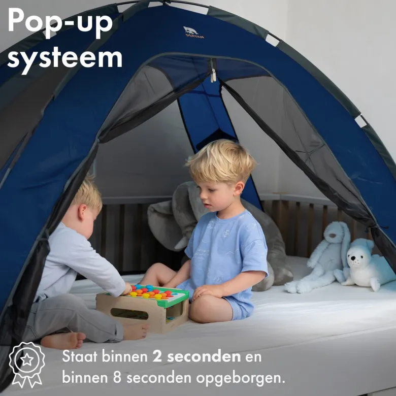 Deryan 200 x 90 cm bedtent klamboe - Navy