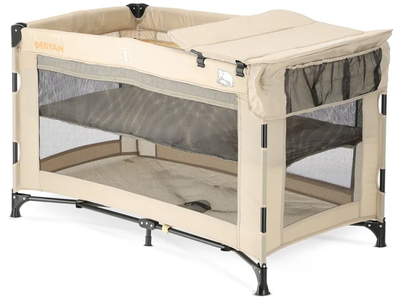 Deryan 120 x 60 cm campingbedje - Cream