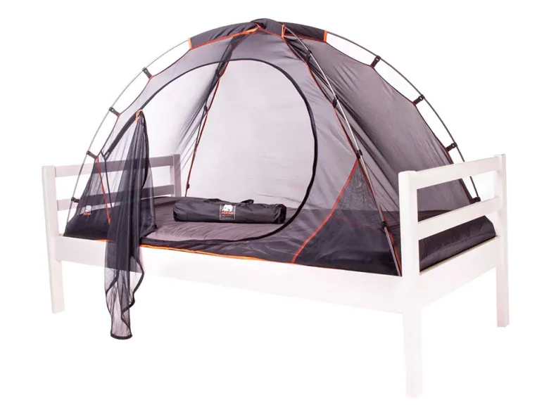 Deryan zwart bedtent klamboe