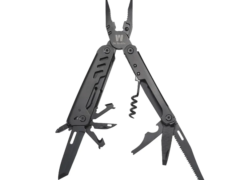 De Weelde 22 in 1 Multitool Zakmes - Black