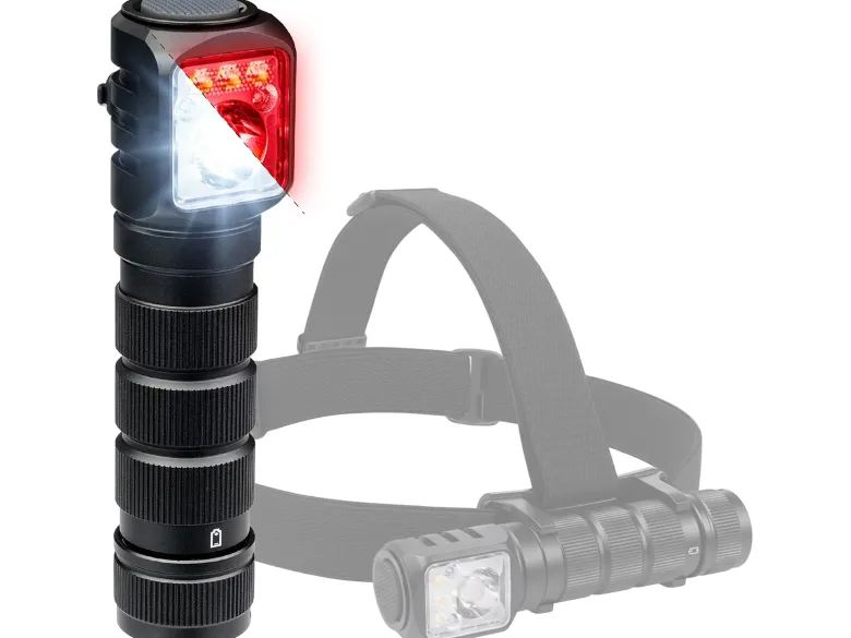 De Weelde 2100 lumen hoofdlamp - Red/White Light