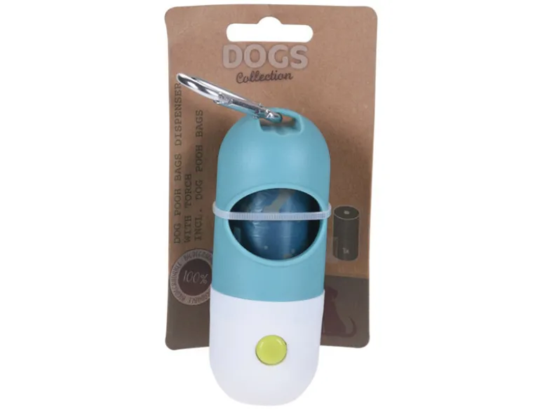 Dogs collection poepzakjeshouder met zaklamp