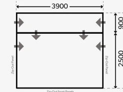 Dometic Rally AIR Tour 390 Drive-Away campertent