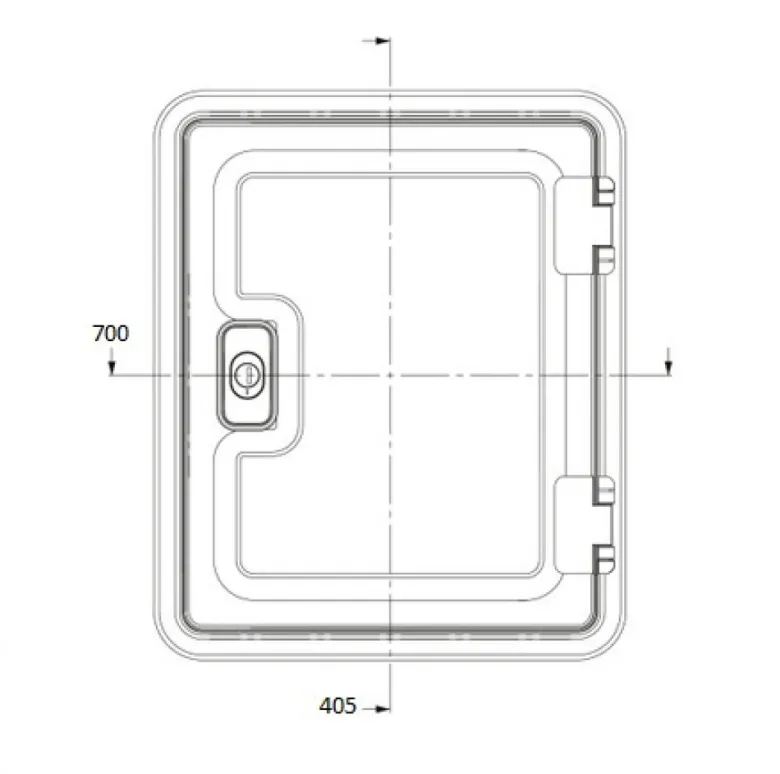Dometic SK4 70 x 40,5 cm serviceluik