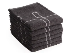 DoubleDry Bestek 50 x 50 cm set van 6 keukendoeken - grijs