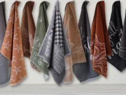DoubleDry Bestek 50 x 50 cm set van 6 keukendoeken - grijs