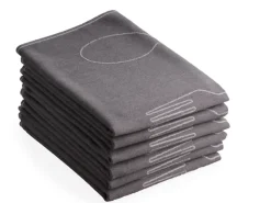 DoubleDry Bestek 50 x 70 cm set van 6 theedoeken - grijs