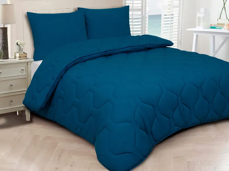 DoubleDry Blauw kussensloop - set van 2