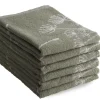 DoubleDry Dandelion 50 x 50 cm set van 6 keukendoeken -groen