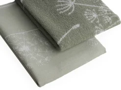 DoubleDry Dandelion 50 x 70 cm set van 6 theedoeken - groen
