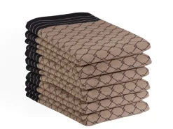 DoubleDry Deluxe 50 x 70 cm set van 6 theedoeken - beige