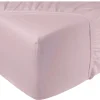 DoubleDry Flanel 180x200 cm hoeslaken - lichtroze