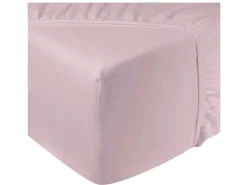DoubleDry Flanel 140x200 cm hoeslaken - lichtroze