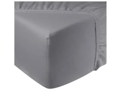 DoubleDry Flanel 140x200 cm hoeslaken - grijs