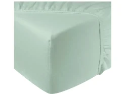 DoubleDry Flanel 140x200 cm hoeslaken - mint