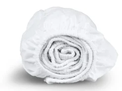 DoubleDry Flanel 140x200 cm hoeslaken - wit