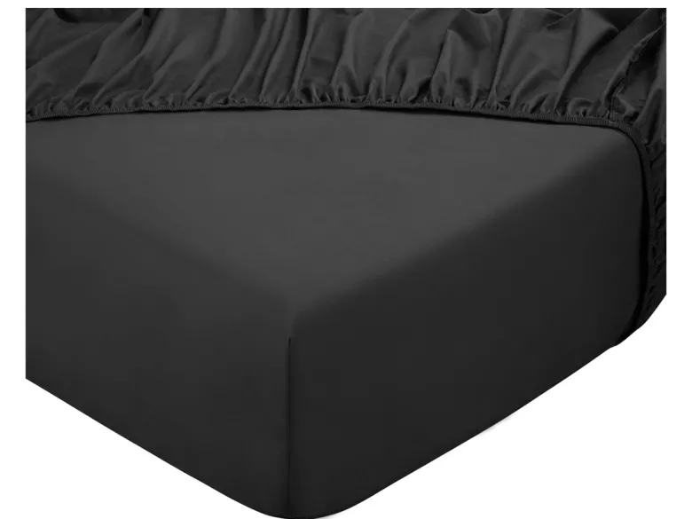 DoubleDry Home 90 x 200 cm hoeslaken - zwart