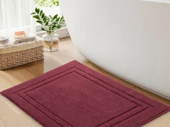 DoubleDry Hotel 50 x 80 cm badmat - bordeaux