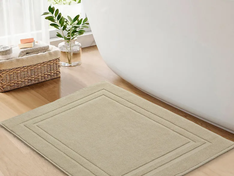 DoubleDry Hotel 50 x 80 cm badmat - taupe