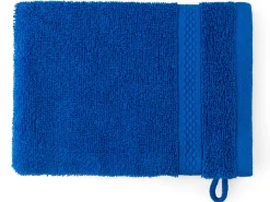 DoubleDry Hotel 16 x 21 cm set van 6 washandjes - blauw