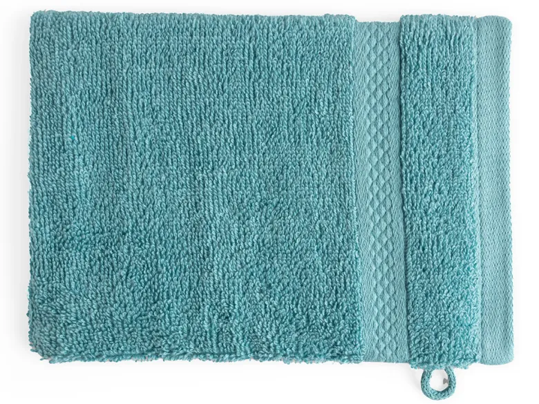 DoubleDry Hotel 16 x 21 cm set van 6 washandjes - denim