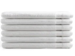 DoubleDry Hotel 16 x 21 cm set van 6 washandjes - wit