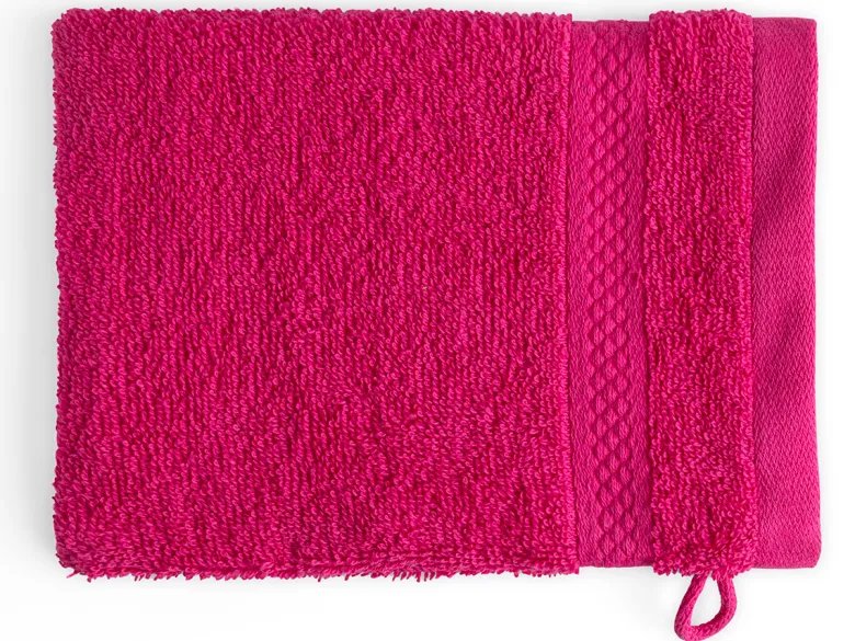 DoubleDry Hotel 16 x 21 cm set van 6 washandjes - roze